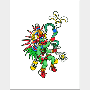 Aztec God of the Wind - Quetzalcoatl Posters and Art